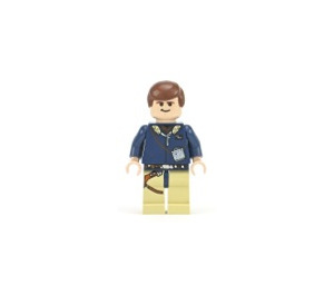 LEGO Han Solo con Dark Azul Chaqueta y Tostado Piernas Minifigura