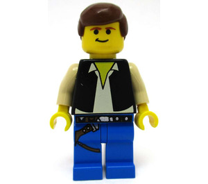 LEGO Han Solo mit Falcon Blau Beine Outfit Minifigur