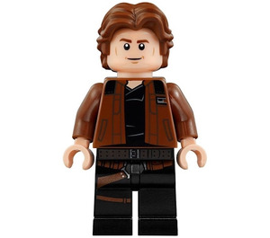 LEGO Han Solo z Reddish brązowy Kurtka Minifigurka