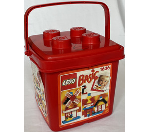 LEGO Handy Bucket of Bricks, 3+ Set 1636 Packaging