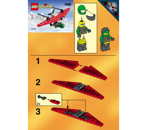 LEGO Hang Glider Set 1098 Instructions