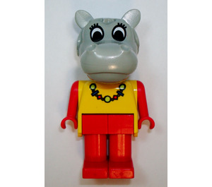 LEGO Hannah Hippo mit Necklace Fabuland Figur