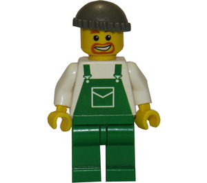 LEGO Harbour Worker med Overalls med Pocket Minifigur