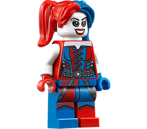 LEGO Harley Quinn in Rood en Blauw Outfit minifiguur
