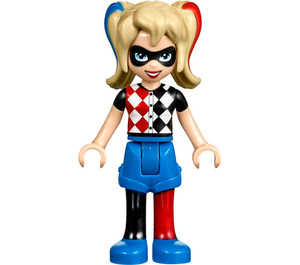 LEGO Harley Quinn jossa Sininen Shortsit Minihahmo