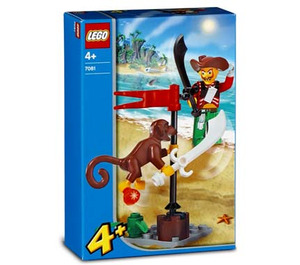 LEGO Harry Hardtack en Aap 7081 Packaging