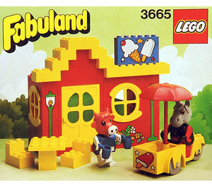 LEGO Harry Pferd und Clara Cow's Eis Shoppe 3665