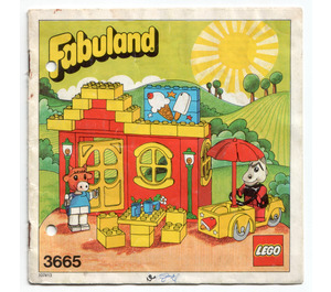 LEGO Harry Pferd und Clara Cow's Eis Shoppe 3665 Instructions