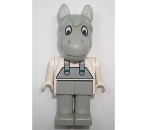 LEGO Harry Paard Grijs met Suspenders Fabuland Figuur