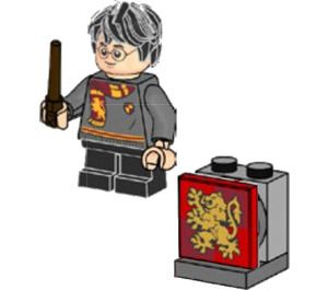 LEGO Harry Potter 2024 Advent Calendar Set 76438-1 Subset Day 1 - Harry Potter and Gryffindor Crest