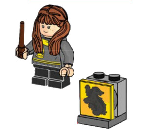 LEGO Harry Potter 2024 Advent Calendar 76438-1 Delsett Day 9 - Susan Bones and Hufflepuff Tile