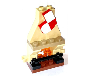 LEGO Harry Potter Calendrier de l'Avent 75981-1 Subset Day 11 - Fireplace