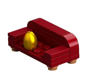 LEGO Harry Potter Calendrier de l'Avent 75981-1 Subset Day 8 - Sofa