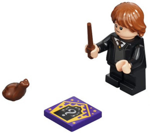 LEGO Harry Potter Calendrier de l'Avent 76390-1 Subset Day 18 - Ron Weasley, Chocolate Frog and Card