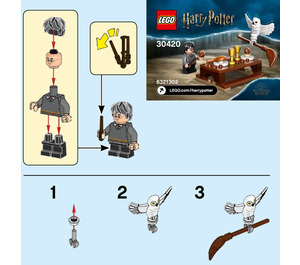 LEGO Harry Potter en Hedwig: Uil Delivery 30420 Instructions