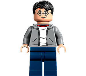 LEGO Harry Potter (Grau Jacket over Weiß Shirt) Minifigur