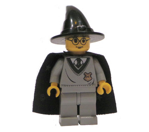 LEGO Harry Potter in Light Grijs Gryffindor uniform en Wizard Hoed minifiguur