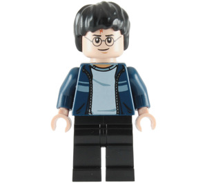 LEGO Harry Potter с Син Яке и Черно Крака Минифигурка