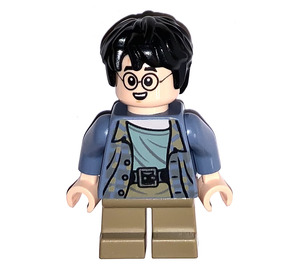 LEGO Harry Potter with Blue Jacket and T-Shirt Minifigure