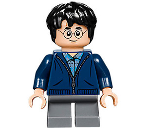 LEGO Harry Potter с Dark Син Суичър с качулка и Plaid Риза Минифигурка