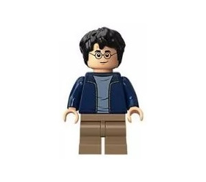 LEGO Harry Potter з Dark Синій Піджак і Темний загар ноги Мініфігурка