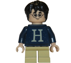 LEGO Harry Potter met Dark Blauw Trui met 'H' Minifiguur