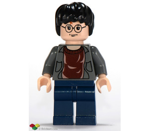 LEGO Harry Potter avec Dark Stone Gris Veste et Dark Bleu Jambes Minifigurine