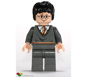 LEGO Harry Potter con Gris Jersey Minifigura