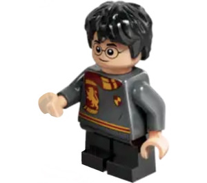 LEGO Harry Potter jossa Gryffindor Jumpperi jossa Crest ja Lyhyet jalat jossa Huivi Minihahmo