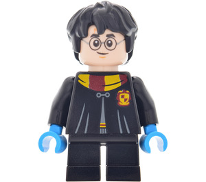 레고 Harry Potter ~와 함께 Gryffindor Robe Clasped 그리고 짧은 다리 ~와 함께 어두운 하늘색 소유 미니피규어