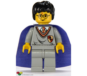 LEGO Harry Potter with Light Gray Gryffindor Uniform with Lilac Cape Minifigure