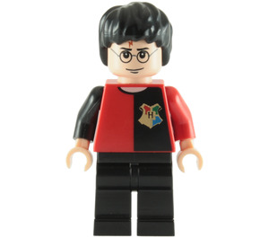 LEGO Harry Potter with Red and Black Tournament Uniform Minifigure