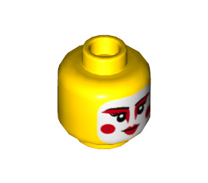 LEGO Harumi - Princess Minifigure Head (Recessed Solid Stud) (3626 / 37558)