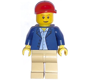 LEGO Harvester Chauffør Minifigur med kort kasket