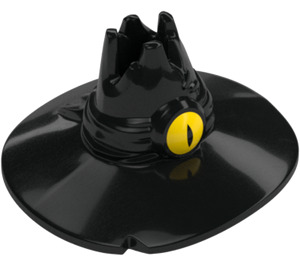 LEGO Hat with Wide Brim with Spikes on Top and Yellow Eye (103027)