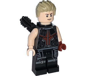 LEGO Hawkeye s Tmavě červená a Quiver s Tmavě červená Ruka Minifigurka