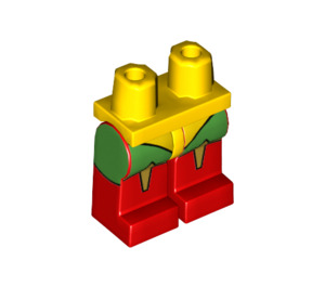 LEGO Hawkgirl Minifigure Hips and Legs (3815 / 36652)