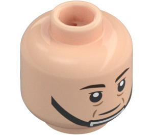 LEGO Head with Chinstrap (Safety Stud) (3274 / 106814)