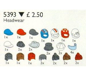 LEGO Headgear (Hats and Hair) Set 5393