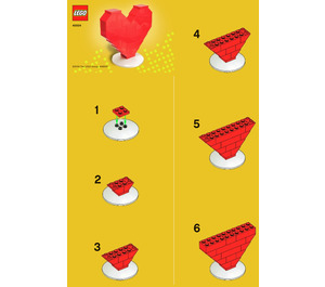 LEGO Cœur 40004 Instructions