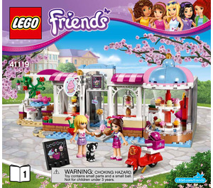 LEGO Heartlake Cupcake Cafe 41119 Инструкции