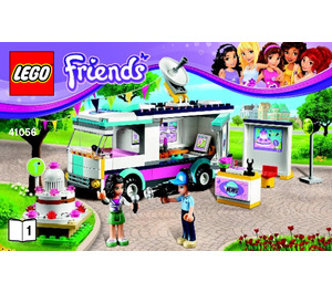 LEGO Heartlake News Van Set 41056 Instructions