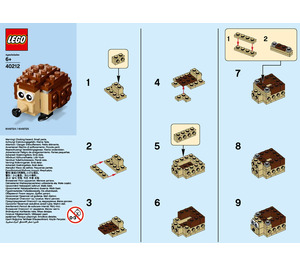 LEGO Hedgehog Set 40212 Instructions