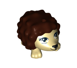 LEGO Hedgehog with Dark Brown Spikes (12878 / 19987)