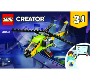 LEGO Helicopter Adventure Set 31092 Instructions