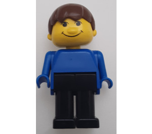 LEGO Hélicoptère Pilote avec Marron Cheveux Minifigurine