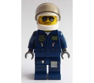 LEGO Helicopter Pilot with White Helmet Minifigure