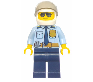 LEGO Helicopter Polizei Officer Minifigur