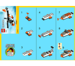 LEGO Helicopter Set 30181 Instructions