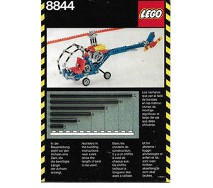LEGO Helicopter Set 8844 Instructions